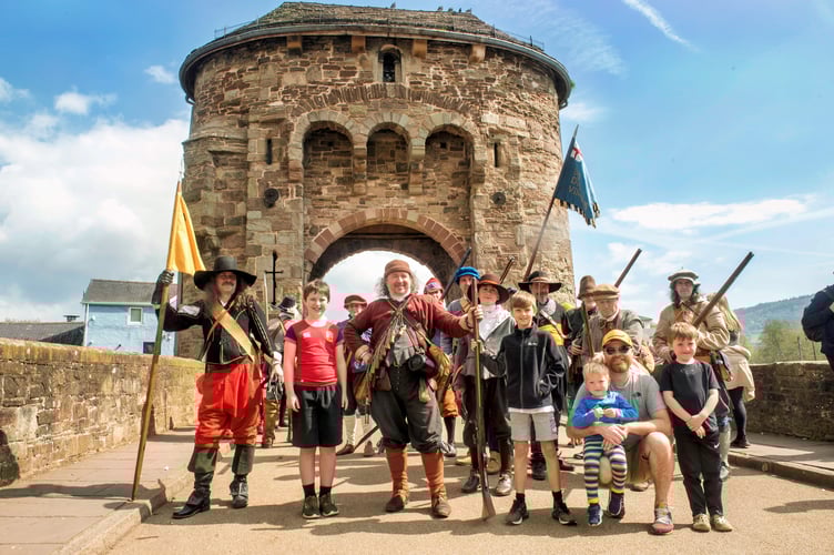 Step back in time to Civil War on Monnow Bridge 