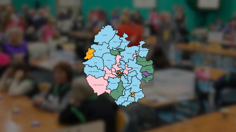 Herefordshire Council 2023 election map