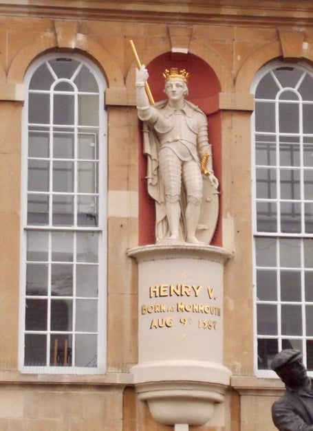 The Shire Hall statue of Henry V