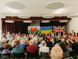 Ukrainian families thank county for support