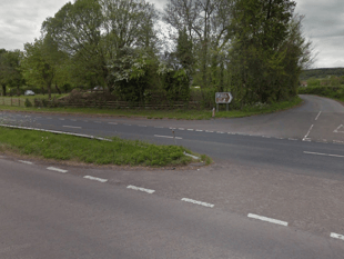 Emergency services at A48 accident near Woolaston
