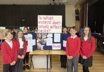 Budding scientists shine in annual science fair at Girls’ school