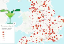 Toxic chemical mixtures at more than 1,600 sites across England