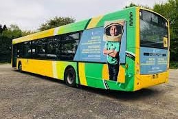 A school bus in Monmouthshire