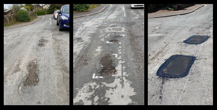 Pot holes filled on Brampton Avenue