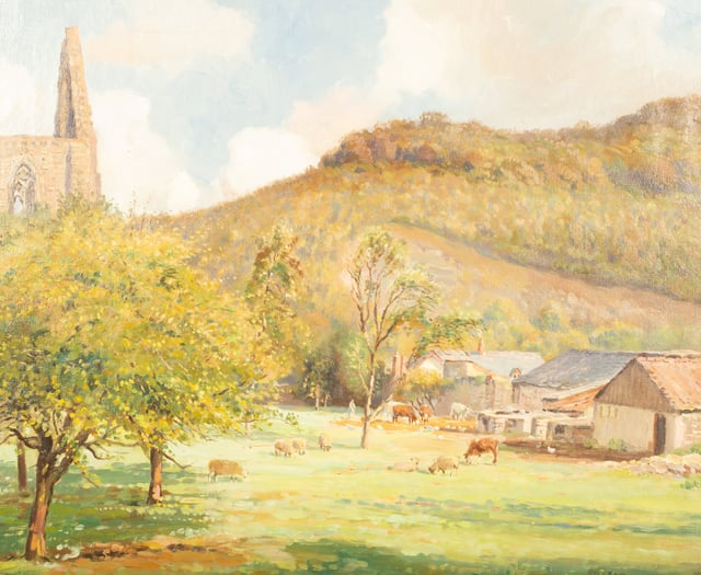 Historic paintings of Wye Valley set for auction