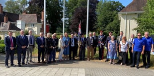 The flag is raised for Armed Forces week