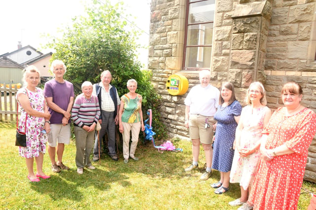New defibrillator for village