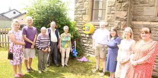 New defibrillator for village