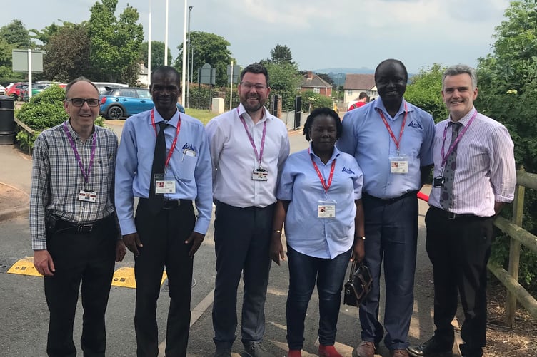 Namutumba guests welcomed by JKHS head Julian Morgan