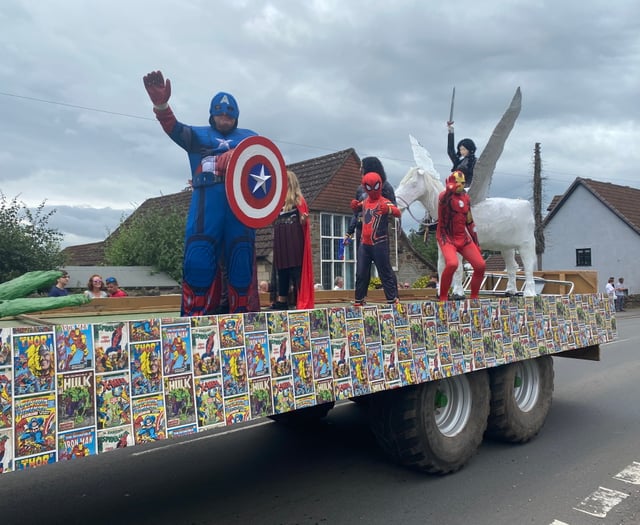 Aylburton Carnival parade escapes the rain but...