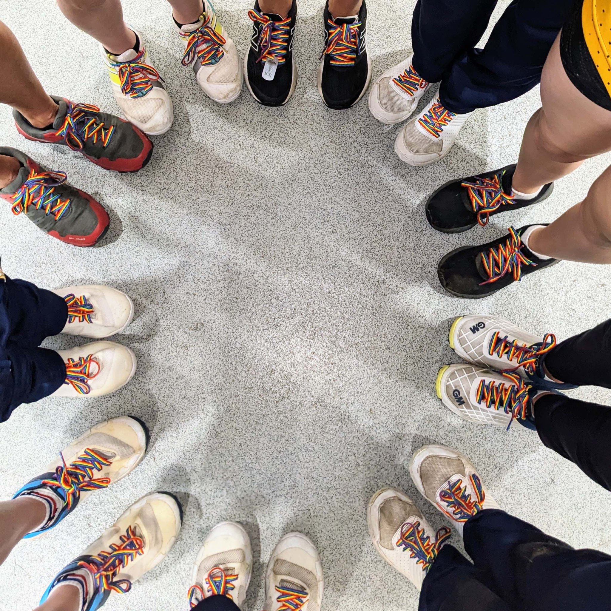 Monmouth cricketers rainbow laces brighten up outlook