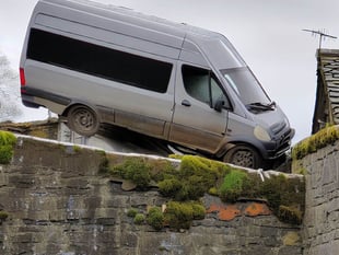 Lugwardine Bridge hit by vehicle, emergency works in place