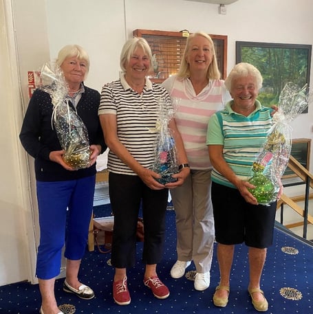 The winning team on Lady Captain’s Day.