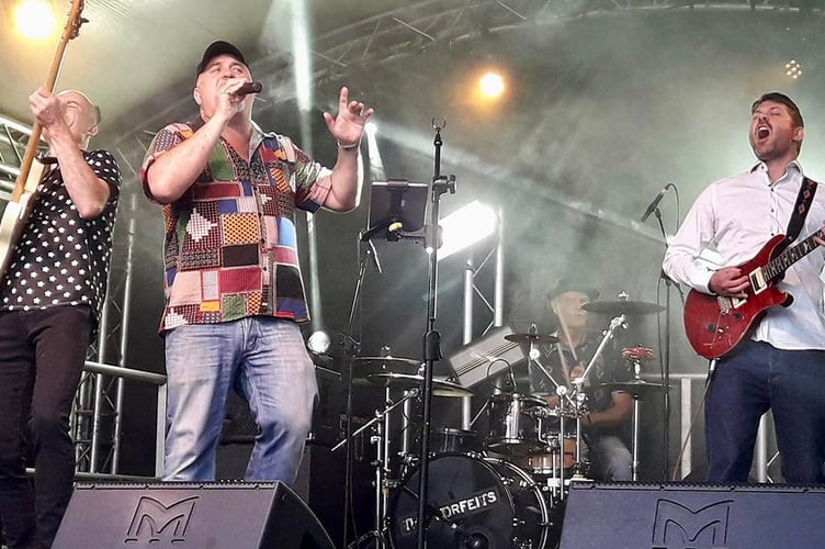 Ed ODriscoll and The Forfeits at Coleford Music Festival