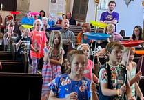  Joyful spin at Longhope Church with Gizmo the circus star