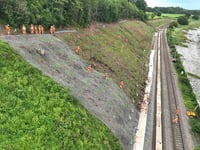 Railway through Forest and Wye Valley reopens after landslip works
