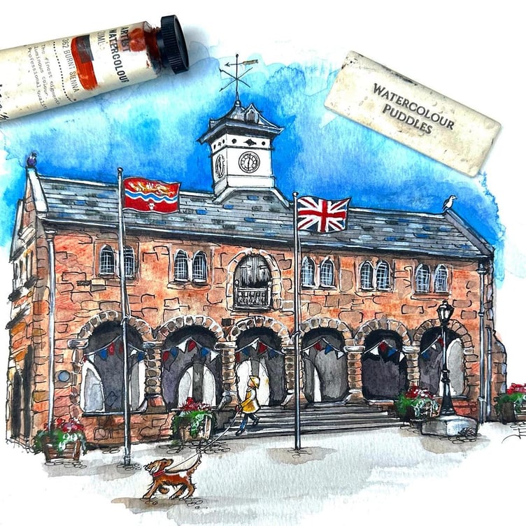 A sketch of Ross Market House