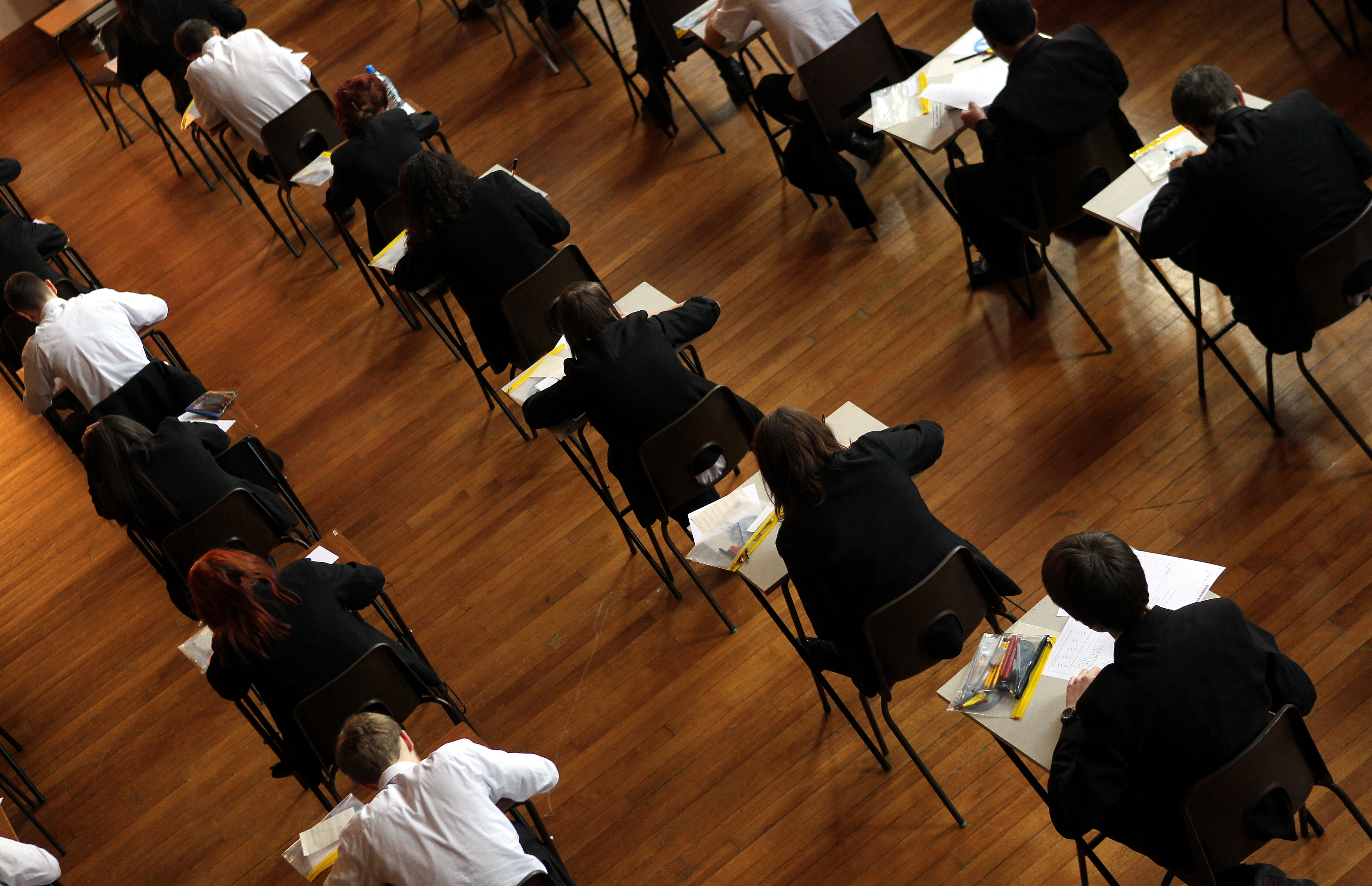 Tumbling number of high performing GCSE students in Gloucestershire