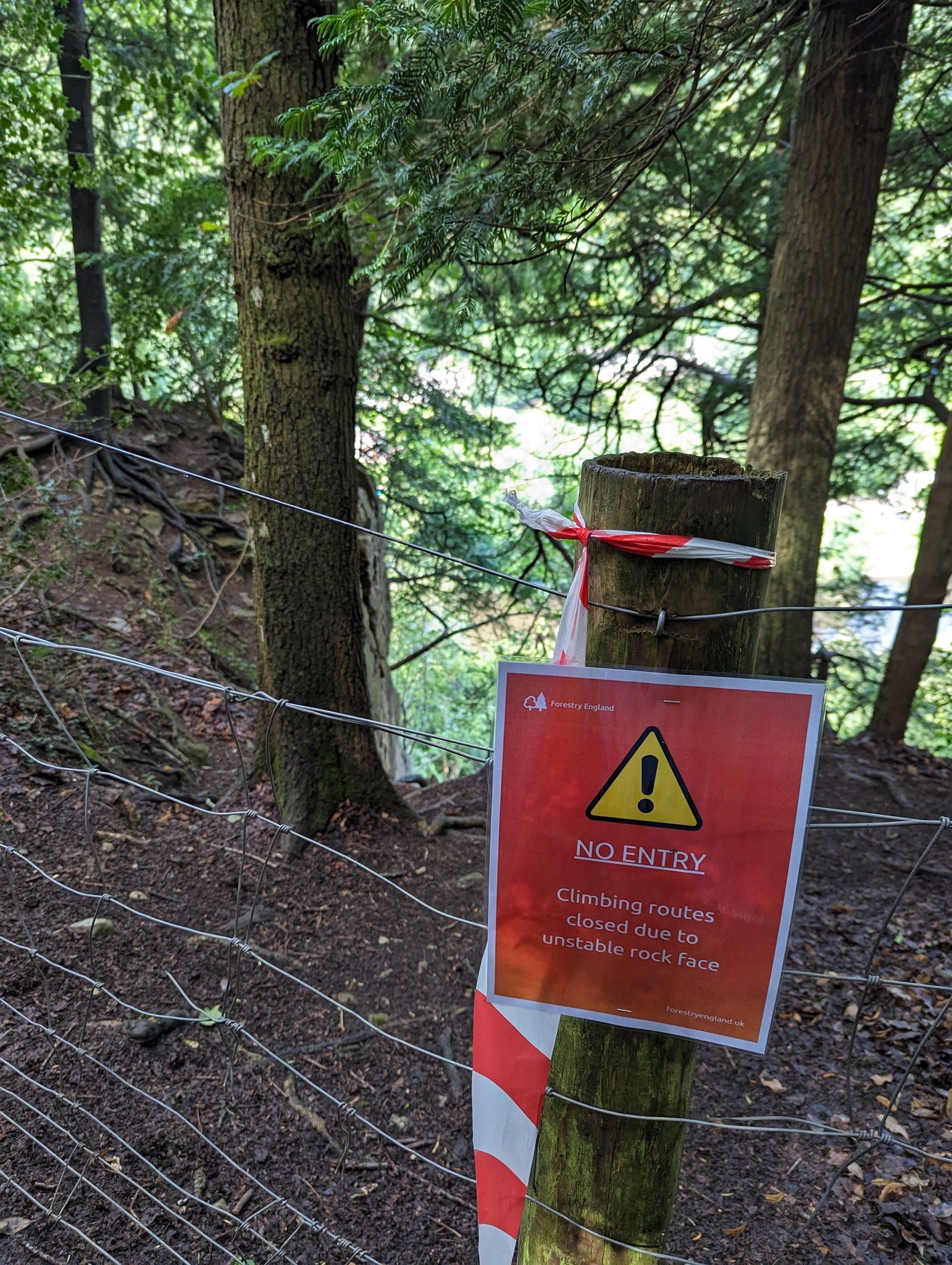 Symonds Yat cliffs are closed to climbers after rockfall