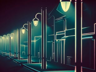 Perplexing new street lights