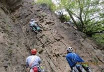 Forestry installs new safety fence at Symonds Yat