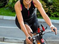 Van driver denies causing GB triathlete's cycle race death