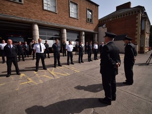 Memorial honours heroic Herefordshire firefighters