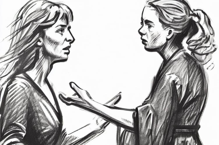 Women arguing