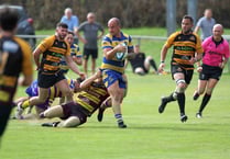Monmouth 1st XV have to settle for losing bonus point at Ynys