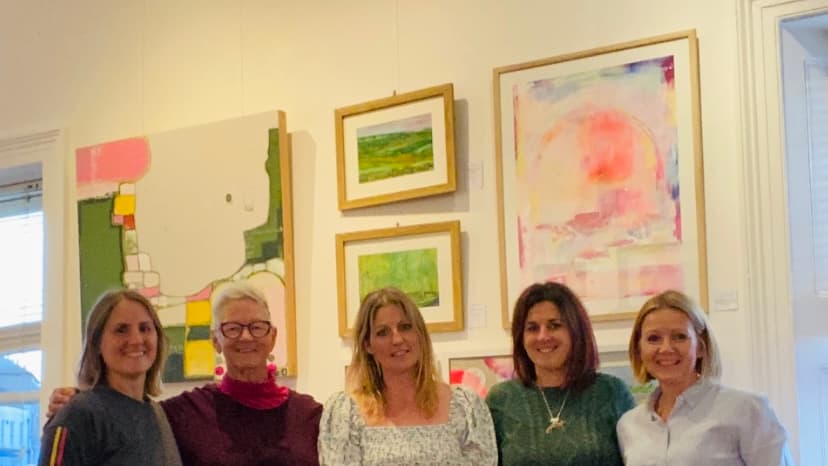 Celebrating local art at The George's autumn exhibition in Newnham with farOpen 