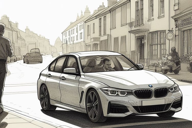 BMW driver