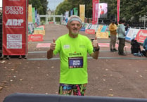 Great grandfather runs for two Welsh charities