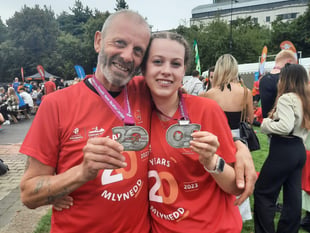 Molly Middleton completes half marathon in fight against cancer