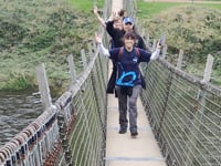 Gibraltar Nursing Home raise £1,000 with march to Biblin's bridge