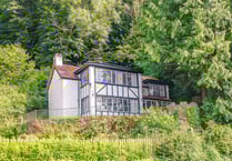 Countryside cottage for sale has River Wye views and Victorian origins