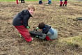 Green-fingered Wye Valley children help plant wildflower meadow