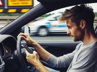 Cinderford man fined for using phone while driving on M5