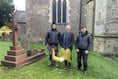 Golden cock back on top of St Mary's after first touchup in 50 years
