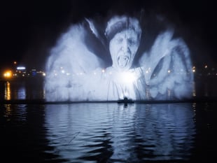 Sixty years of Dr Who celebrated with stunning light show