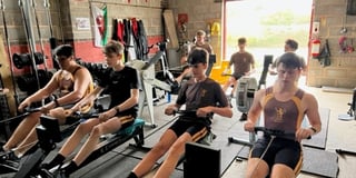 Rowers spin the wheel for charity