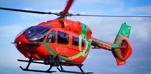Monmouthshire grandfather pays tribute to Wales Air Ambulance