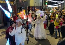 Shine a light for Christmas! Monmouth Lantern Parade really dazzles.