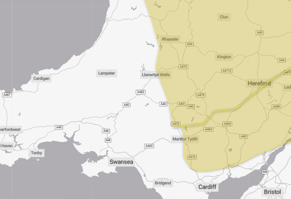 Met Office issues snow and ice warning for area