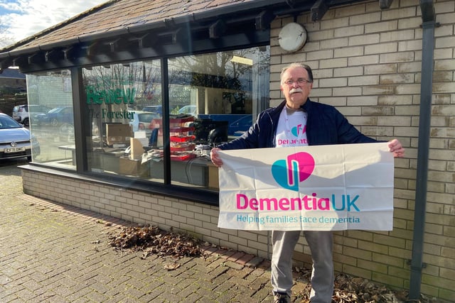 Ken takes on mammoth hike from Chepstow to Gloucester for Dementia UK