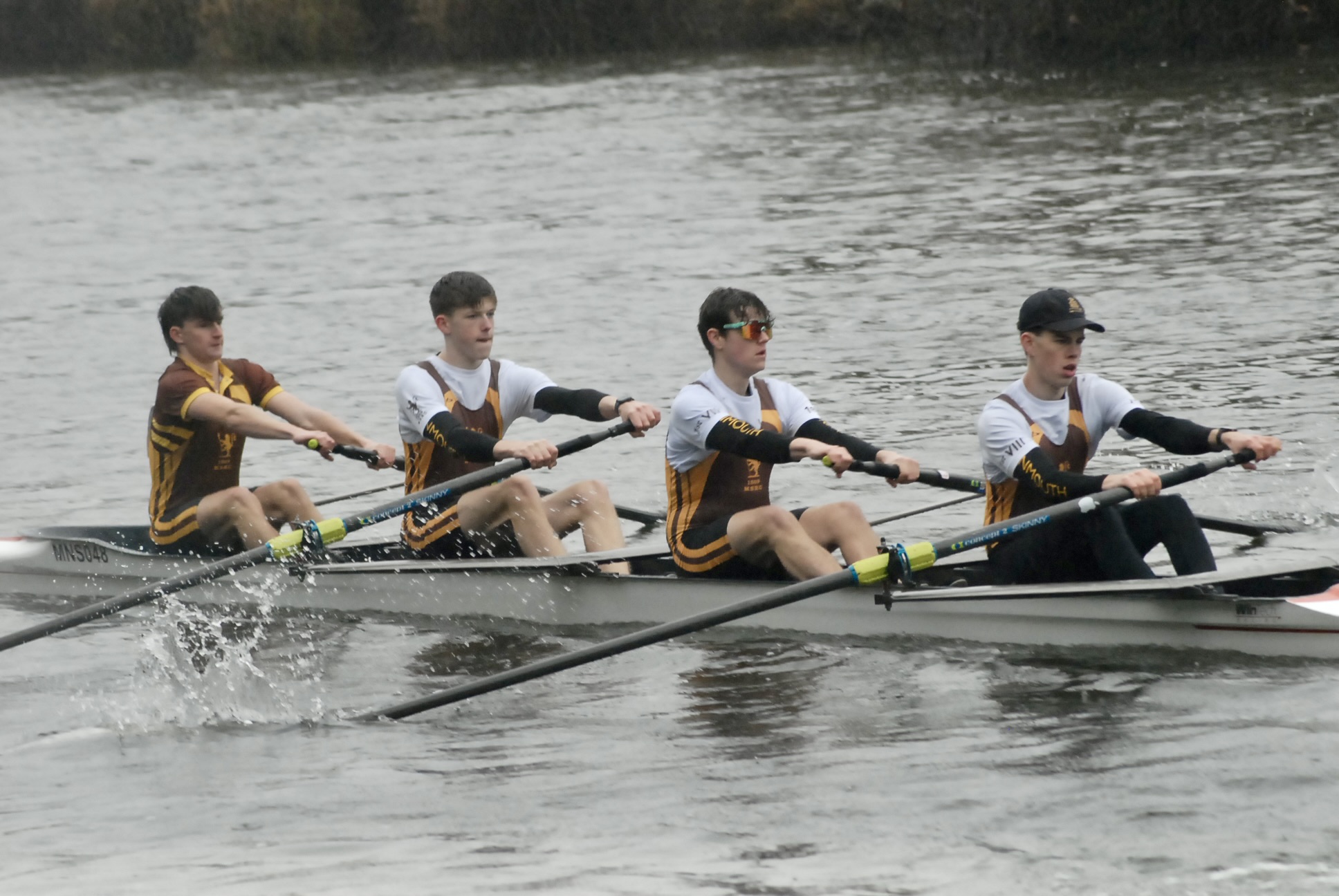 Rowers push boat out and make merry in festive Wye time-trial