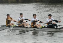 Rowers push boat out and make merry in festive Wye time-trial
