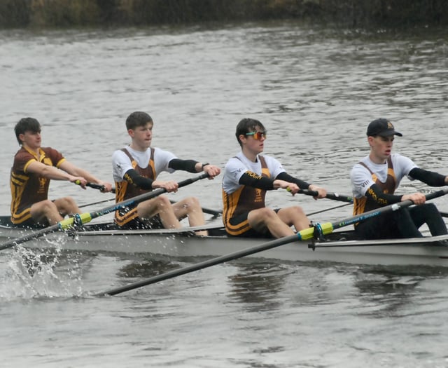 Rowers push boat out and make merry in festive Wye time-trial