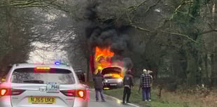Land Rover '100 per cent damaged' in car fire on Speech House Road