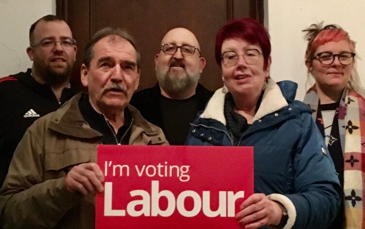 Di Martin (second from right) was the Labour Party candidate for the Forest of Dean in 2019